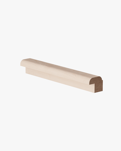CA576 - Bande arrière avec profil de couvre-joint aux coins ronds symétriques, 1 1/4" x 1 15/32"