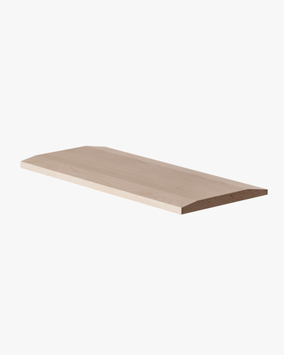 CR615 - Seuil de porte large avec différentes dimensions d'inclinaison aux extrémités, 3/4" x 8 1/2"