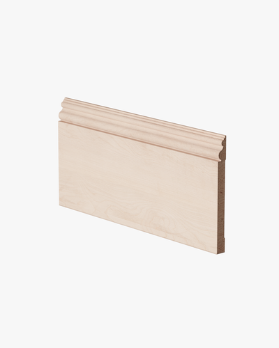 PL528 - Plinthe carrée haute avec profil en haut et anti-tuilage, 3/4" x 6 11/32"