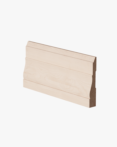 PL538 - Plinthe épaisse avec profil évasé graduel et anti-tuilage, 1" x 5 5/8"